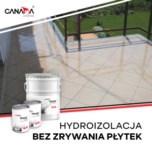 TRANS 12 m2  Przezroczysta hydroizolacja na balkon 