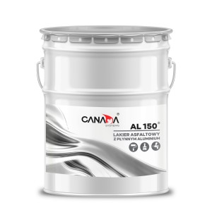 AL 150  5 L  Lakier asfaltowy z płynnym aluminium 